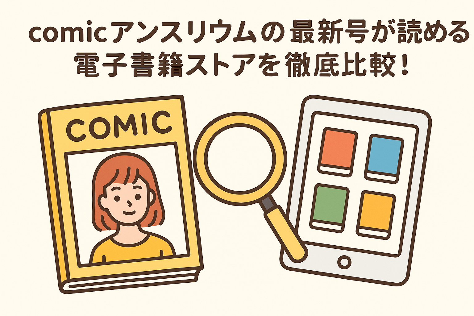 comicアンスリウムの最新号が読める電子書籍ストアを徹底比較！